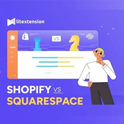 One of the top website builders on the market is a contest between Shopify and Squarespace.