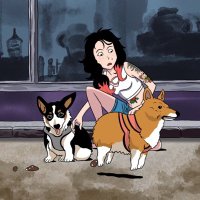 the corgi from cowboy bebop(@fakeQrampage) 's Twitter Profile Photo