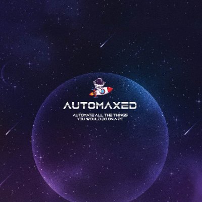 This account is not active. Please follow @Automaxed to stay updated!