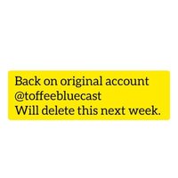 BACK ON ORGINAL ACCOUNT IN BIO (@toffee_bluecast) 's Twitter Profile