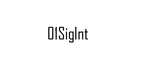 01SigInt's profile picture. 