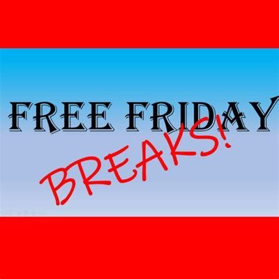 Whatever cards we open on the Friday livestream we give them away **No Matter What The Hit Is**. YouTube- FreeFridayBreaks Friday at 9PM EST