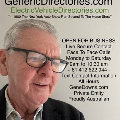 Contact Face To Face Calls Monday to Saturday 9am to 10:30 am + 61 412 622 944 - https://t.co/vXrCqfrOff The Generic Strategist