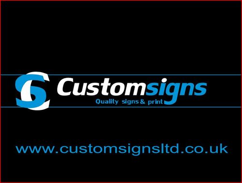 Welcome To Custom Signs Ltd , For All Your Sign And Printing Needs.
We provide full signwriting and printing solutions at low cost.