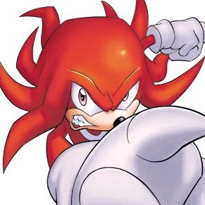 I am Knuckles The Echidna, rougher than the rest of them, the best of them, tougher than leather, unlike Sonic i don't chuckle, i'd rather flex my muscles