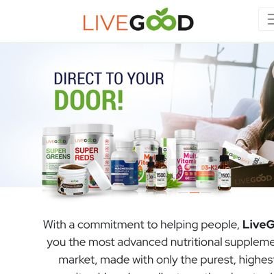 With a commitment to helping people, LiveGood brings you the most advanced nutritional supplements on the market, made with only the purest, highest quality