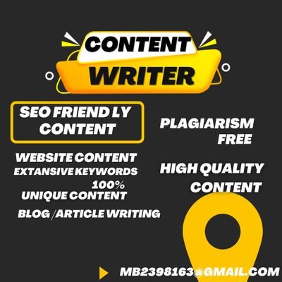 Hi, i am khush bakht here
Are you in need of high-quality, engaging, and compelling content that captures the attention of your target audience? Look no further