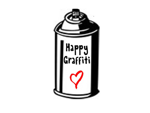 Happy Graffiti = Silly Street Art and Graffiti with Heart ...