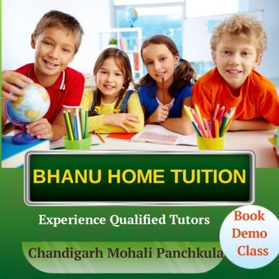 Bhanu Home Tuition is Registered Certified Home Tutors Consultant Since 2007  Chandigarh Mohali Panchkula
Online All Over India & Abroad .☎️ 9878755542