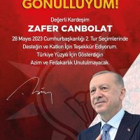 Zafer Canbolat sandık kurulu üyesi (@zafercanbo44080) 's Twitter Profile