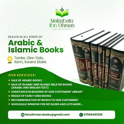 @ Maktabatu Ibn Uthman we offer you great Islamic books. call us on 070664013280 or click the following link to place your order ( https://t.co/YYhzjRrZCR )
