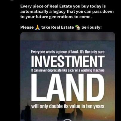 a quick reminder do you know Real Estate doesn't go out of fashion.
do you need a guardian we can help you on that.
Don't fail to reach out to us...