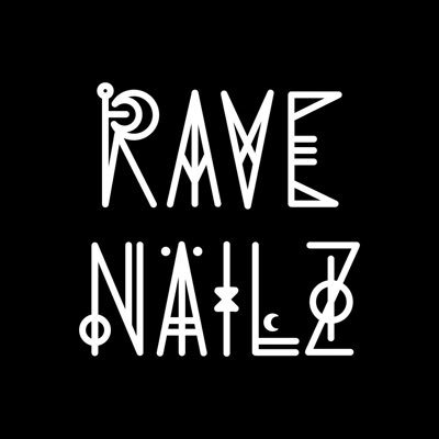 u can call me Rave. 💅 press on nails made to replace the salon 🖤 Tap to shop ⬇️