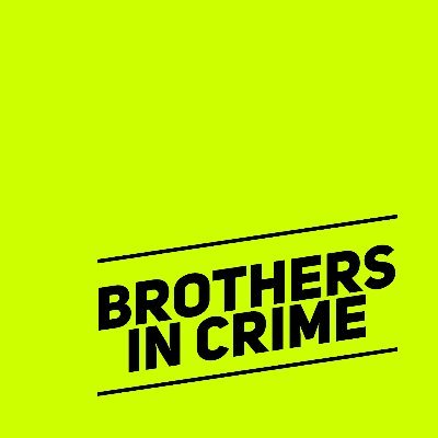 Two brothers talking about true crime on the Brothers in Crime podcast.
