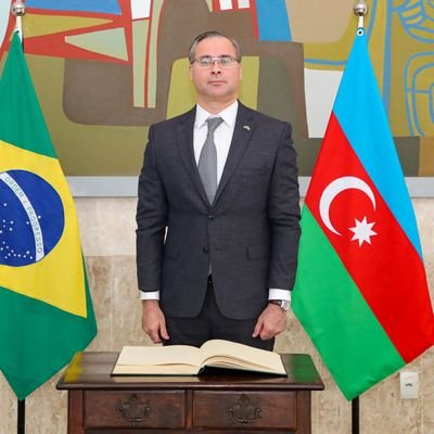 Ambassador of the Republic of Azerbaijan to Brazil, Ecuador, Guyana and Suriname.  

retweets or likes don't necessarily = endorsement or preference.