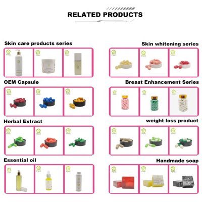 I'm a manufacturer from Guangzhou, China. We specialize in whitening, slimming, breast enhancement and buttock augmentation products.
