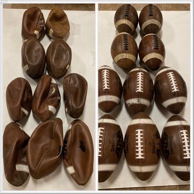 I repair footballs that no longer retain air. I replace the bladder in the football and the laces that close the football. New account. Proud former D3 athlete.