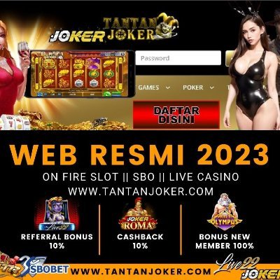 TANTANJOKERmenyediakan provider Joker678, Joker678f, joker138 , joker128, Live22 , SKY777 , SBOBET Situs Bo Terpecaya Nomor #1 Di Indonesia