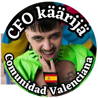 Club de fans oficial de Käärijä en España🇪🇸 

Deleg de la C.Valenciana
  👈🟢🟢😎🟢🟢👉
Ig: @kaarijaSpain
 CFO: @kaarijaCFOspain