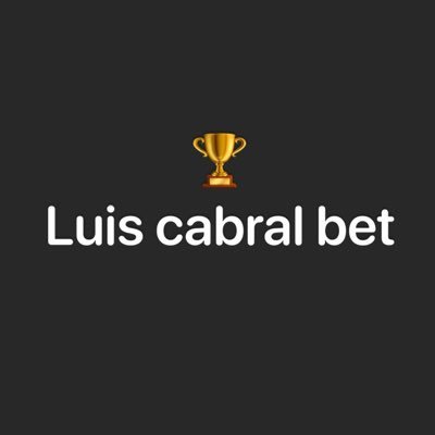 Welcome to the Official LUIS 🇬🇧 CABRAL Telegram channel. We provide you with the best fixed matches betting tips for the daily top matches as Well as wining