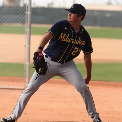 Professional Pitcher with Milwaukee Brewers - Long Beach State Dirtbags Alumni #16 | I.E. | M.M. |