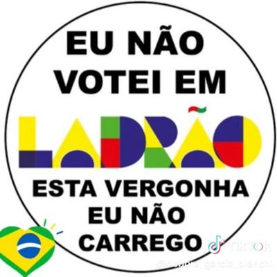 Esta é a minha 5° conta pq o cabeça de 🥚 ñ deixa eu falar o q quero!😡👊🏻 
Fora 🦑, comunas e o q vier da ⬅️!
 Brasil,país da 🍕 ou é a Bananalândia🍌?🤔