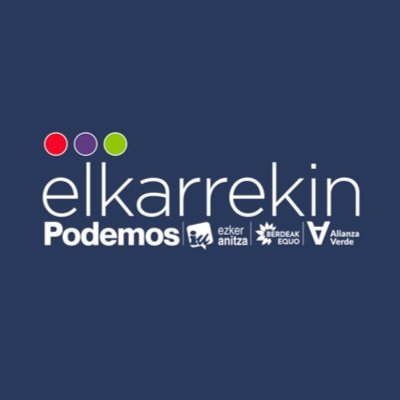 La coalición Elkarrekin Podemos-Ezker Anitza/IU-Berdeak Equo- Alianza Verde en el Ayuntamiento de #Bilbao.