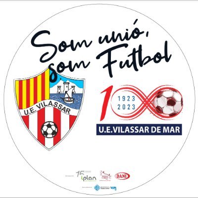 Formem persones i juguem a futbol des de 1923. Som unió, som futbol. Som centenaris 1923 - 2023 💯!

#VilassardeMar #futbolbase #futfem #UEVilassardeMar100anys