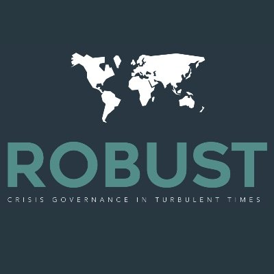 'ROBUST: Crisis Governance in Turbulent Times' is about building back better by innovating through a crisis; focussing on Covid-19, financial, & refugee crises.