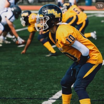 5'10” 162 lbs | Class of '24, DB/WR/FS/QB| Mount St Michael Academy💙💛 | 2 Sport Athlete | Actor | Midfielder