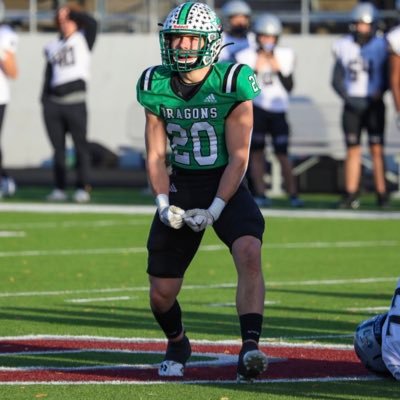 ZackEngelhardt's profile picture. @CarrollDragonFB - 6A • C/O 2024 • DB • Height: 5’10 - Weight:175 • #20 • cell#: (817)805-8968