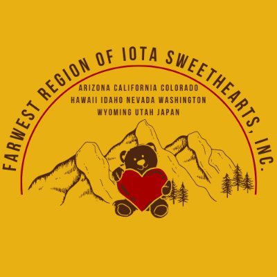 Far West Region of Iota Sweethearts Inc. Covering the states of Arizona California Colorado Hawaii Idaho Nevada Washington Wyoming Utah and country of Japan