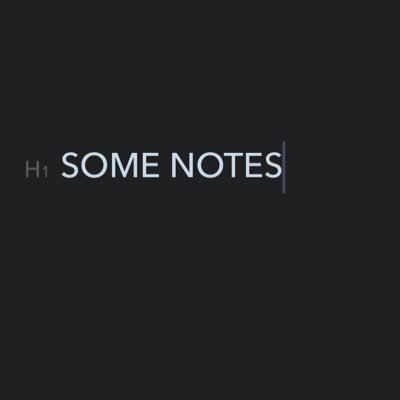 Some Notes podcast