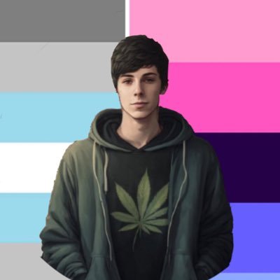 LGBTQIA (Omnisexual, Demi-man), Libertarian, College Student, DNI zoos/pedos/MAPs🚫burn in hell all of them, AuDHD, He/They, Political, Age: 21, Stoner,