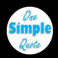 One Simple Quote(@OneSimpleQuote) 's Twitter Profile Photo