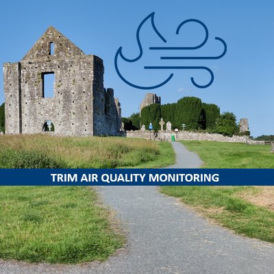 Real Time Monitoring of Air Quality in Trim, County Meath, Ireland.