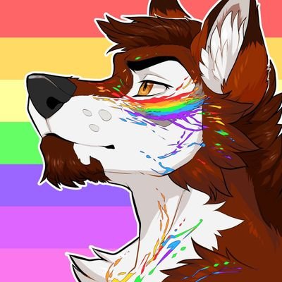 🏳️‍🌈StuffedCrustPizza Wolf 💙💛