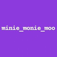 minie_monie_moo(@minie_monie_moo) 's Twitter Profile Photo