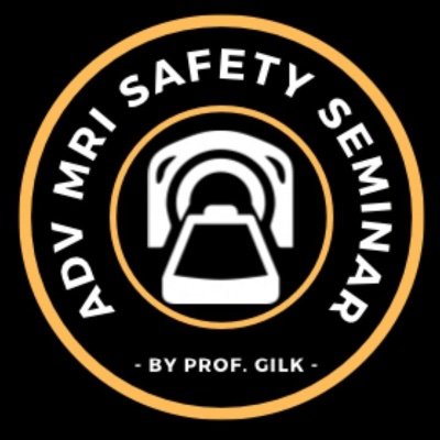 MRIsafetycourse's profile picture. Prof. @tobiasgilk’s MRI Safety Seminar