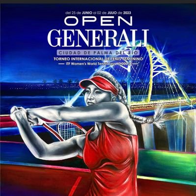 Twitter oficial del ITF World Tennis Tour 40.000 $ Open Generali Ciudad de Palma del Río (25 Junio al 02 de Julio de 2023).