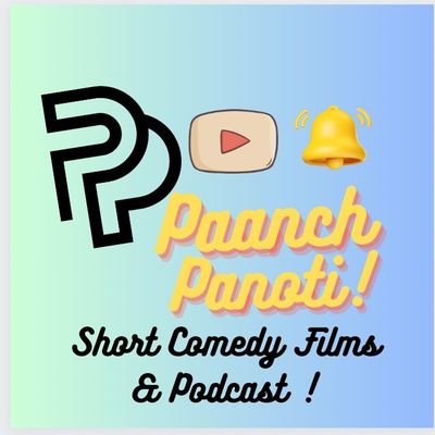 Shorts, Funny, Comedy Films & Podcast.
https://t.co/bs642Yo7px , TikTok:paanch_panoti ,
Instagram: paanch_panoti , 
 Mail:Tube.PanchPanoti@gmail.com