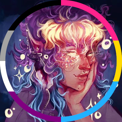 24y , pan/ace 🏳️🌈,pet rats parent🐀💜,ADHD //pfp art done by the amazing @taleio_ 😤💜//♉️(insta:evrice)✨other acc: @slightlyeva
