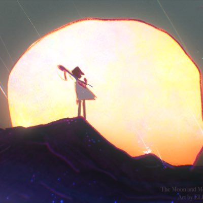 ✨ An animated short film about a girl in a surreal lunar dimension! by @ELIOLIart Contact @ inquiries@elioliart.net