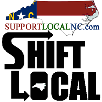 helping north carolina shop local, save local and live local to stimulate high fives, warm smiles and maintain the unique-ness of our communities.