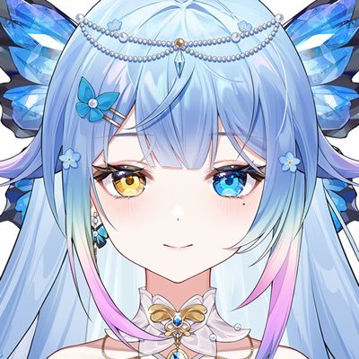 VirtuaReal所属バーチャルライバー、雨の蝶々です🦋中文〇English○日本語頑張っています！よろしくお願いします☔️ママ：-啵叽飘叽@lll54443671 #雨紀の美術館