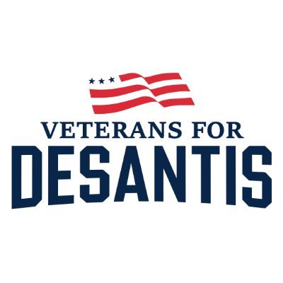 U.S. Military Veterans supporting Ron DeSantis for President of the United States. Country first, duty above all.