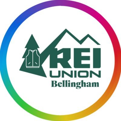 We are the REI greenvests in Bellingham, WA standing together for change. 🤝 Organizing with @UFCW_3000