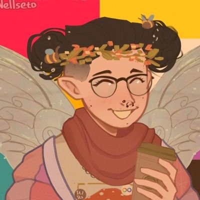 🌻Paganism, Polyamory, LARP, & More🌻🎉26🎉
 ♓☀️ ♊🌕 ♍⬆️ 🌈Genderqueer/Pan-aceflux/Polyam🌈
💛semi-verbal Autistic💛
|| Ex-vangelical || ♿multiply disabled ♿