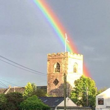 All Hallows' Church, Mitton, Lancashire. Services are 9.30am on Sundays, all welcome. Tweets by the Vergers.