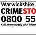 WarksCrimestoppers (@cs_warwickshire) Twitter profile photo WarksCrimestoppers (@cs_warwickshire) Twitter profile photo